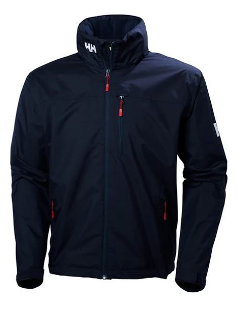 CREW HOODED JACKET NAVY