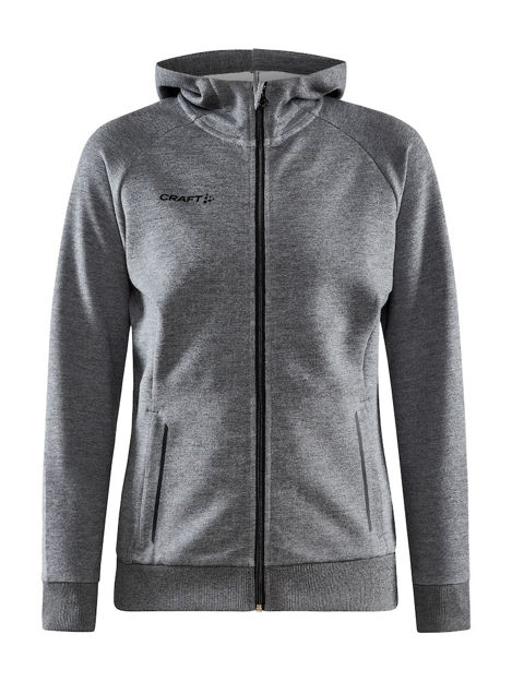 CORE SOUL FULL ZIP HOOD W DARK GREY