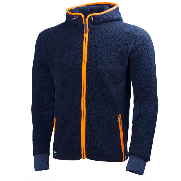 CHELSEA EVO HOODED PILE JACKET  NAVY