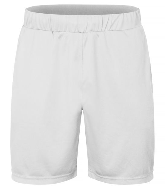 Basic Active Shorts White