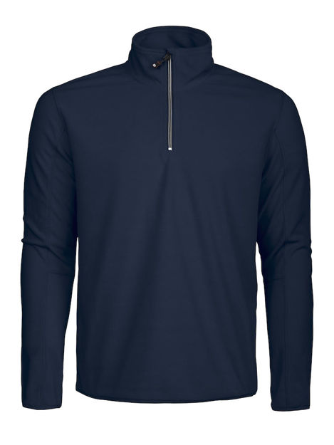 MELTON HALF ZIP NAVY