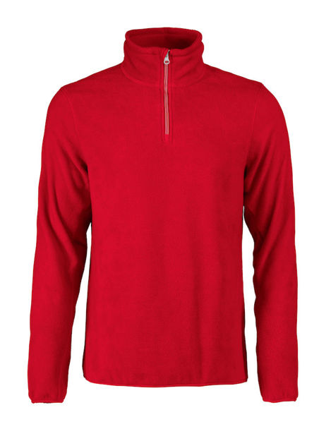 FRONTFLIP FLEECE HALFZIP RED