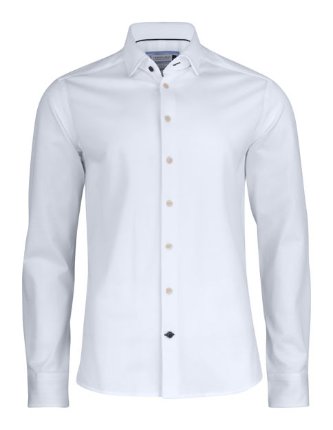 JH&F Indigo Bow 34 Slim Fit White