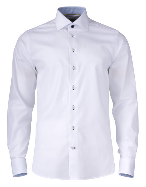 JH&F Yellow Bow 51 Slim Fit White/Sky Blue
