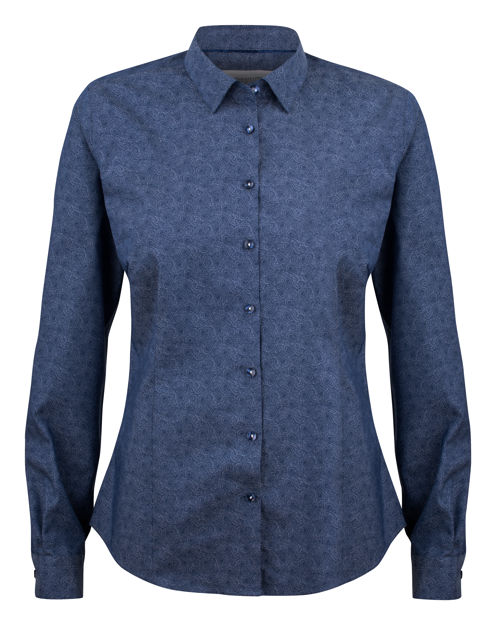 JH&F Purple Bow 143 Women Indigo Paisley