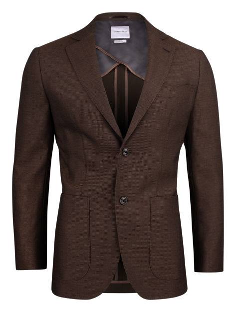 JH&F Club Blazer 30 Brown Melange
