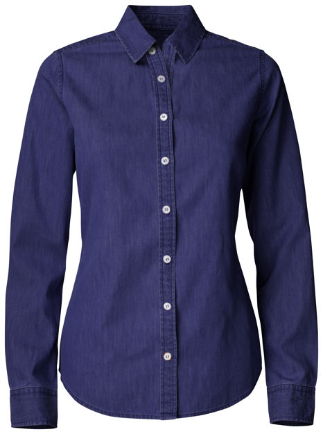 Ellensburg Denim Shirt Ladies Dark Indigo