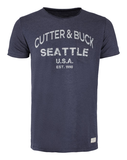 Pacific City Tee Men Denim Blue