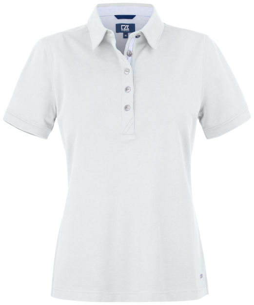 Advantage Premium Polo Ladies White