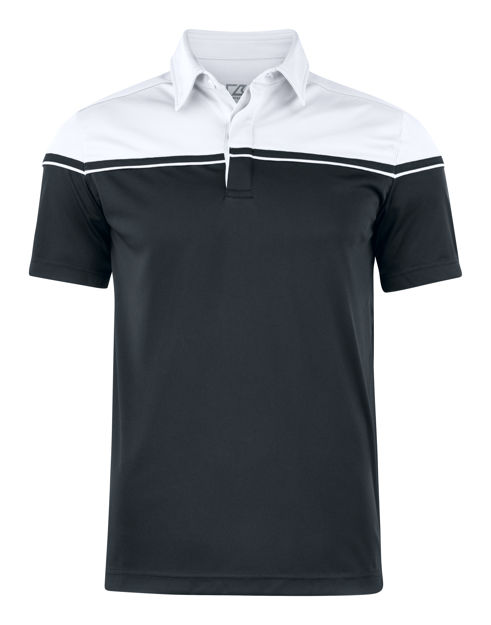 Seabeck Polo Men`s Black w/White yoke