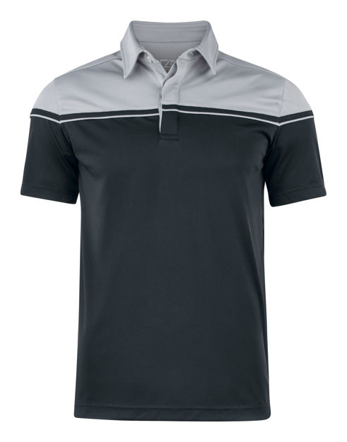 Seabeck Polo Men`s Black w/Light Grey yoke