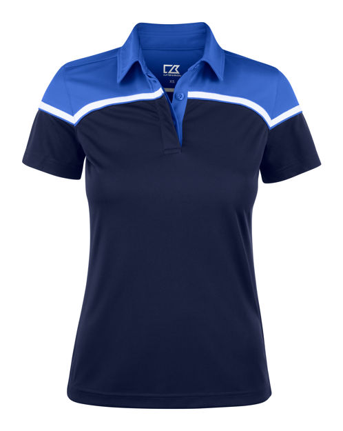 Seabeck Polo Ladies Dark Navy w/Royal yoke
