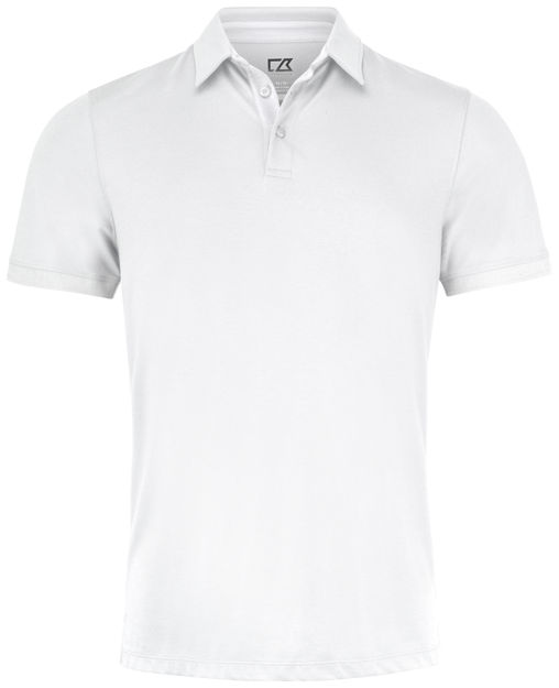 Oceanside Stretch Polo Men White