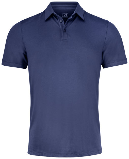 Oceanside Stretch Polo Men Dark Navy