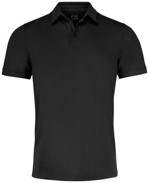 Oceanside Stretch Polo Men Black