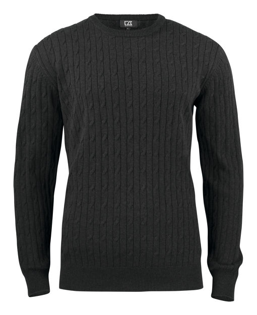 Blakely Knitted Sweater Men Antracite Melange