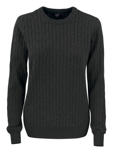 Blakely Knitted Sweater Ladies Antracite Melange