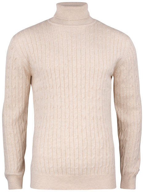 Blakely Rollerneck Men Sand Melange