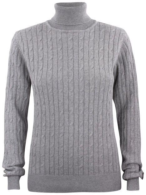 Blakely Rollerneck Ladies Grey Melange