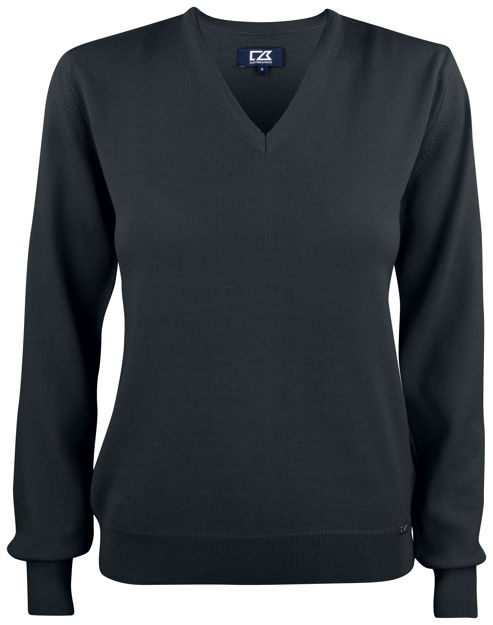 Everett V-Neck Ladies Black