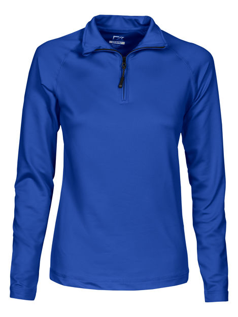 Coos Bay Half Zip Ladies Royal Blue