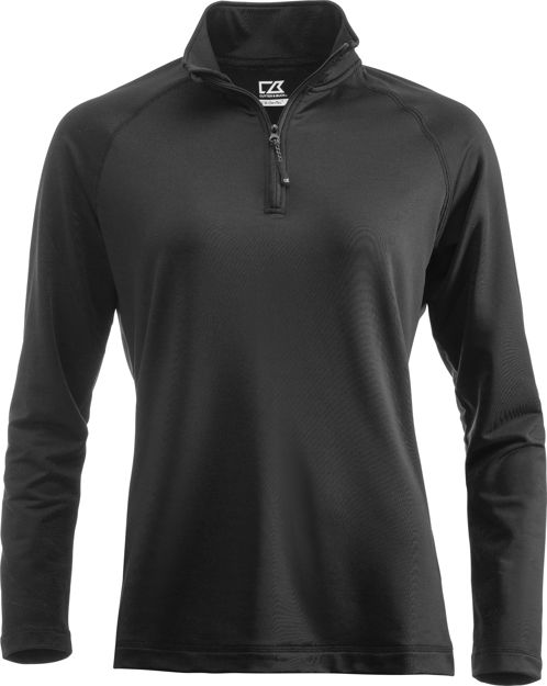 Coos Bay Half Zip Ladies Black