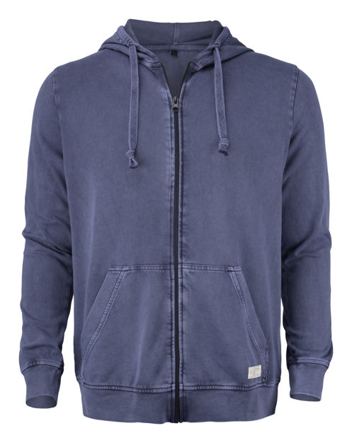 Thorp Denim Hood FZ Men Denim Blue