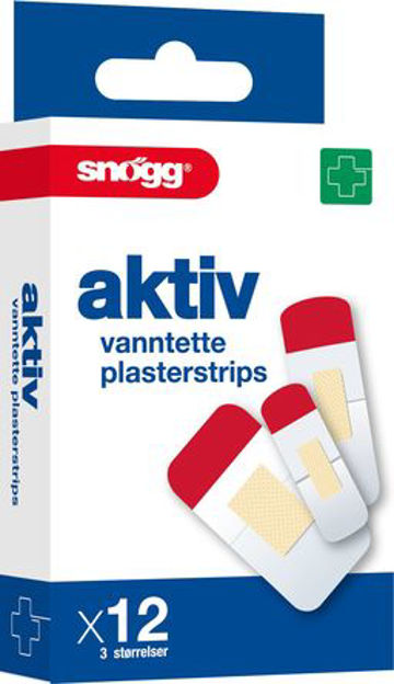 Snøgg AKTIV vanntette plasterstrips