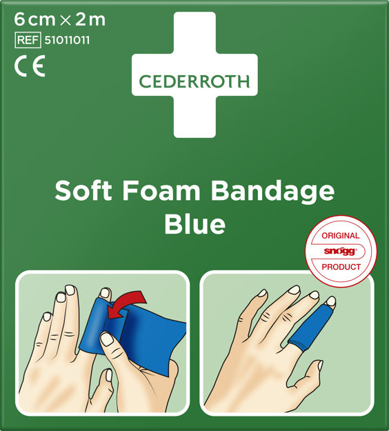 Cederroth Soft Foam Bandage Beige 6 cm x 2 m