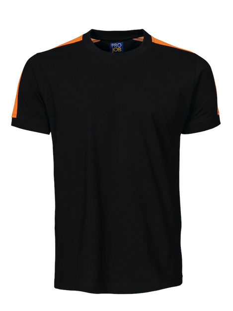 2019 t-shirt s/s black/orange
