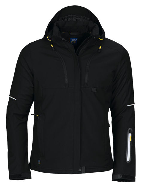 3413 3 layer padded jacket black