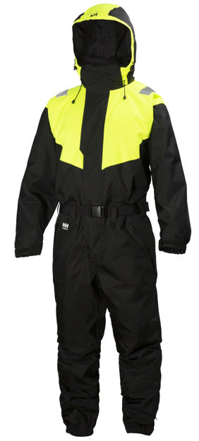 LEKNES SUIT  BLK/YELLOW