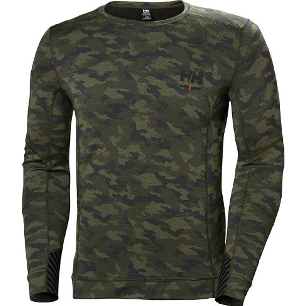 HH LIFA MERINO CREWNECK  CAMO