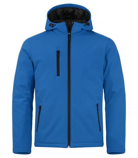 Padded Hoody Softshell Royal Blue