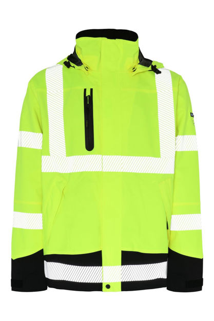 STRETCH SKALLJAKKE HI-VIS GUL/SVART