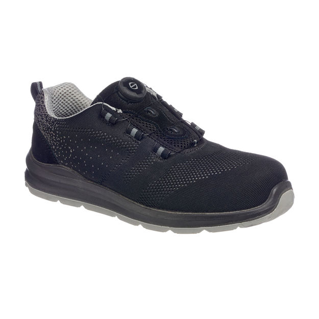 Compositelite Wire Lace Safety Trainer Knit S1P Sort/Grå