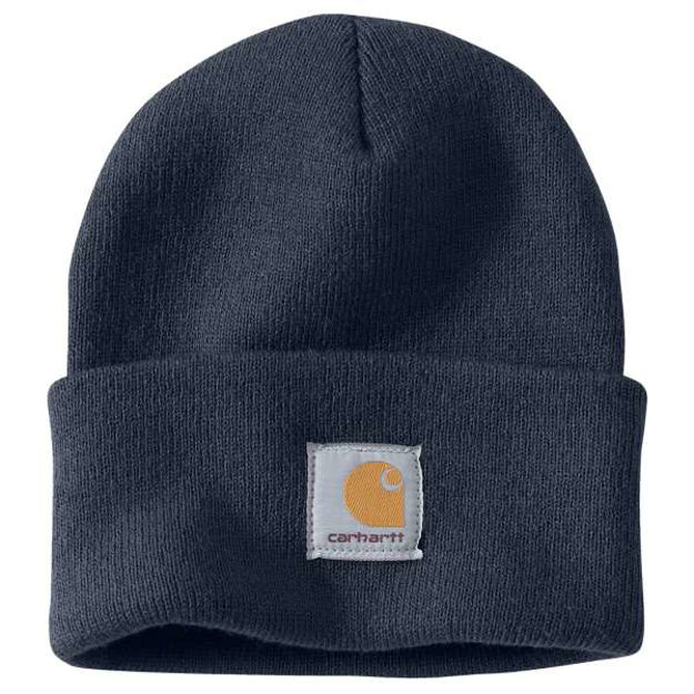 Knit Cuffed Beanie Navy