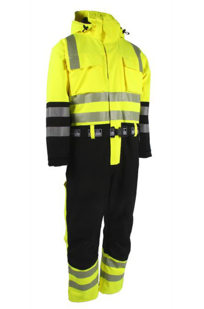 VINTERKJELEDRESS GUL/SORT