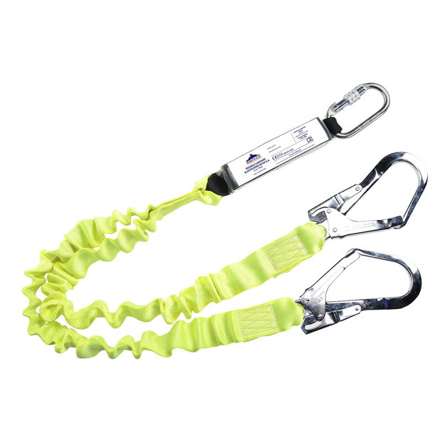 Dobbel Lanyard elastisk m/demping