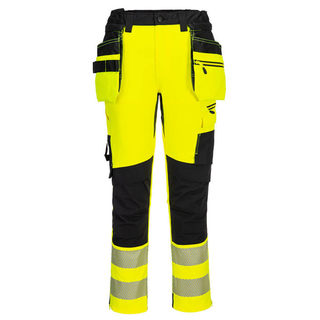 DX4 Hi-Vis kl. 2 håndv.bukse Gul/Sort