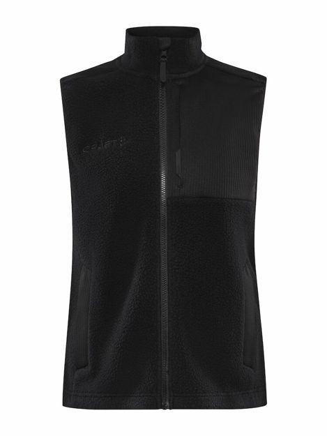 ADV Explore Pile Fleece Vest W Black