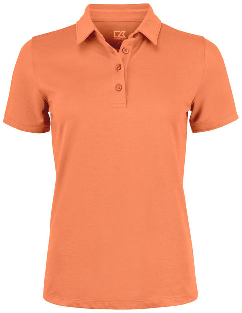 Oceanside Stretch Polo Ladies Peach