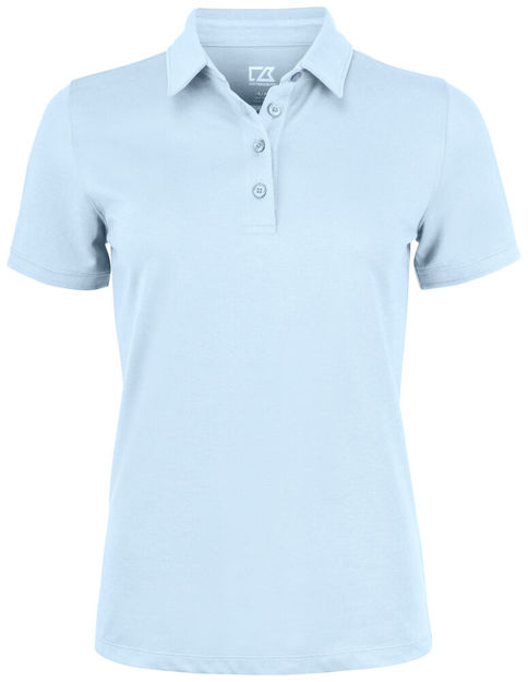 Oceanside Stretch Polo Ladies Heaven Blue