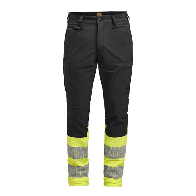 Service trouser stretch Hi-Vis Black/HV Yel