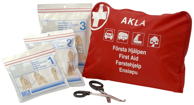 FØRSTEHJELPSPUTE RØD 91470