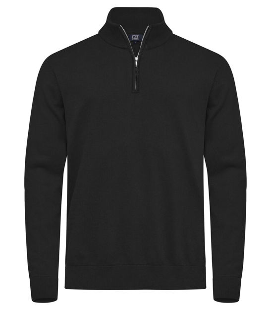 Oakville Half Zip Sweater Men Black
