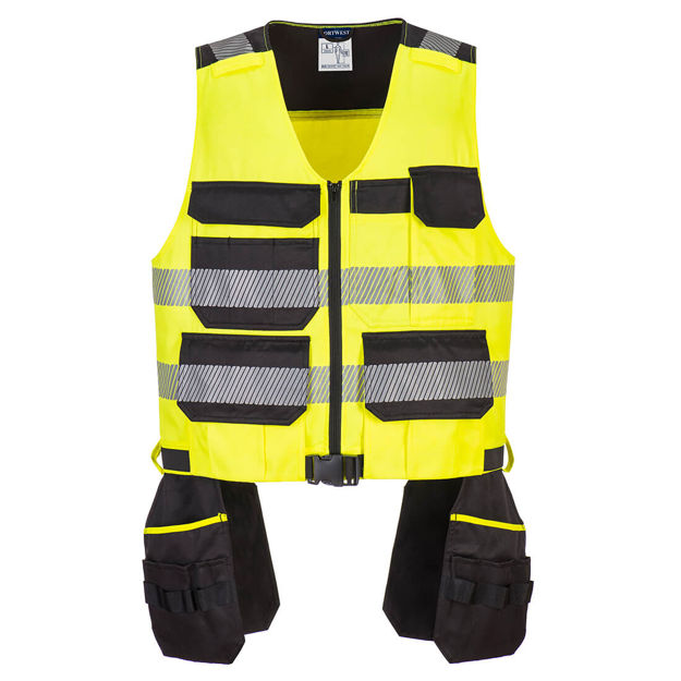 Kl.1 Verktøyvest Gul/Sort