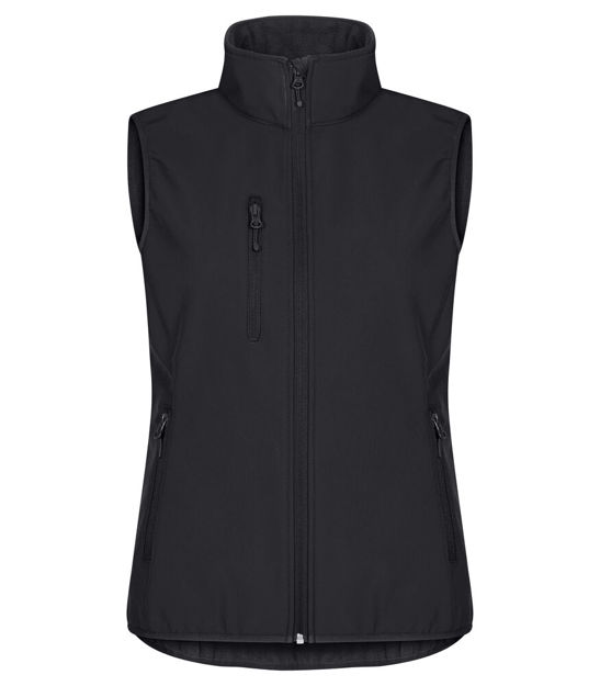 Classic Softshell Vest Lady Black