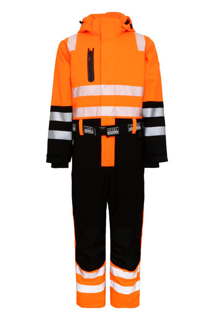 VINTERKJELEDRESS ORANGE/SORT