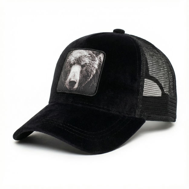 BB Velvet cap Black